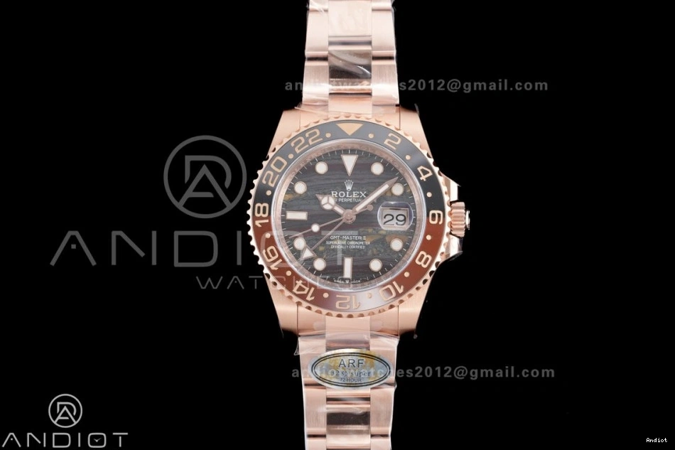 Sh3285 Tiger RG Oyster 126715 Master Iron GMT Edition ARF Bracelet CHNR on Dial Best II 0522